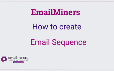 How to create Email Sequence?